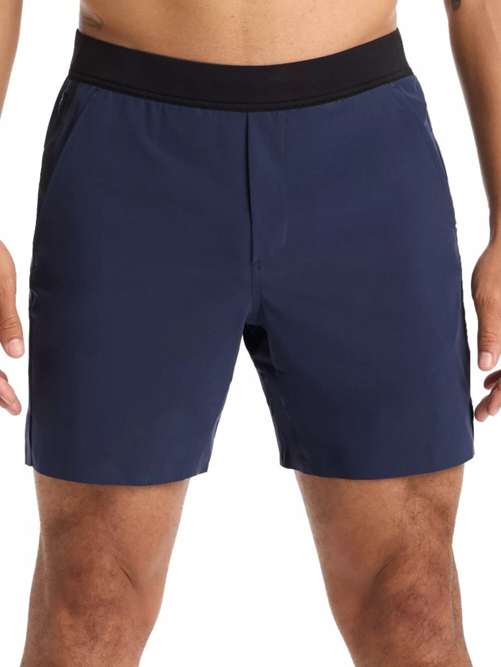 NEW Ten Thousand Interval Lined Shorts 7" Navy Blue Black Men's Size S / L